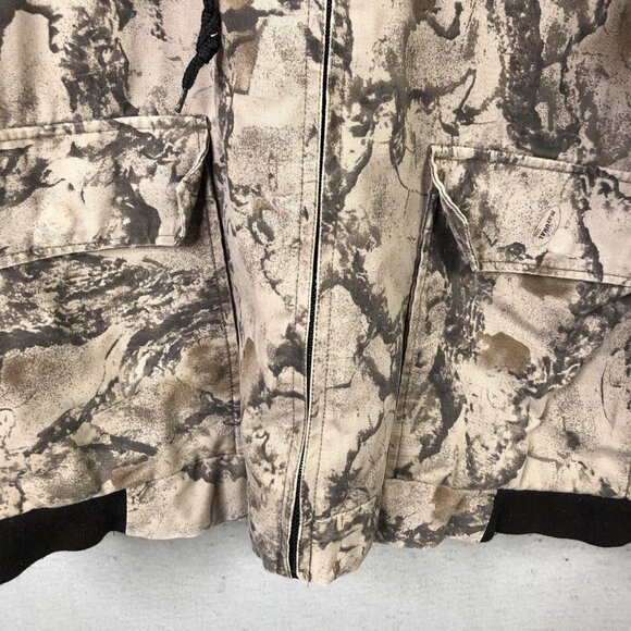 Wells Creek Jacket Mens XL Camo Hooded Zip Front Hunting Cotton Twill Insulated - Picture 12 of 16